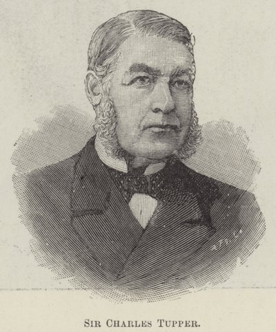 Sir Charles Tupper (gravura) de English School