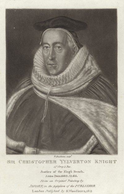 Cavaleiro de Sir Christopher Yelverton de English School