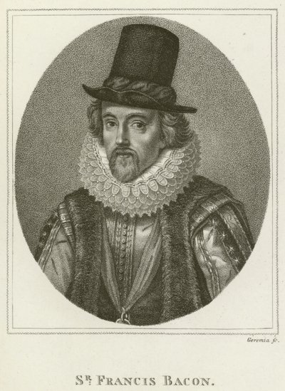 Sir Francis Bacon (gravura) de English School