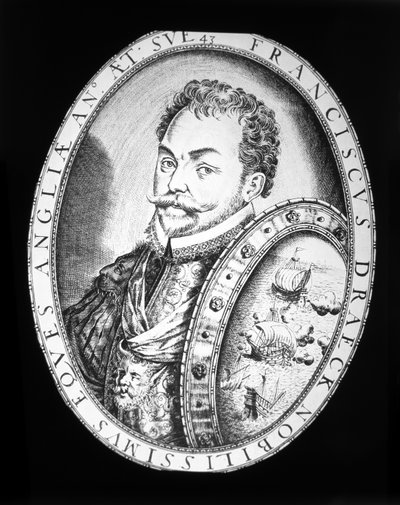 Sir Francis Drake (gravura) de English School