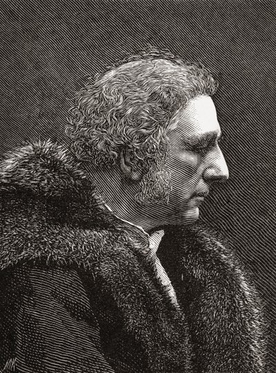 Sir Francis Seymour Haden, da revista de arte, publicado em 1878 de English School