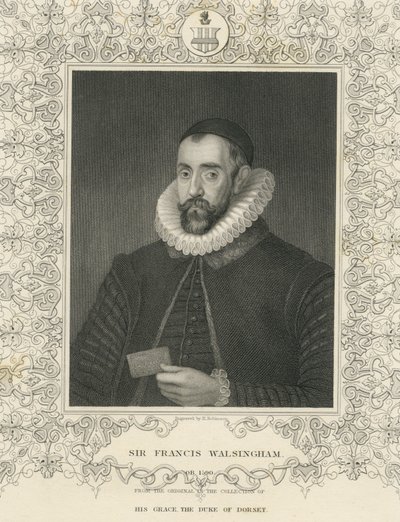 Sir Francis Walsingham (gravura) de English School