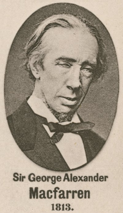 Sir George Alexander MacFarren (gravura) de English School