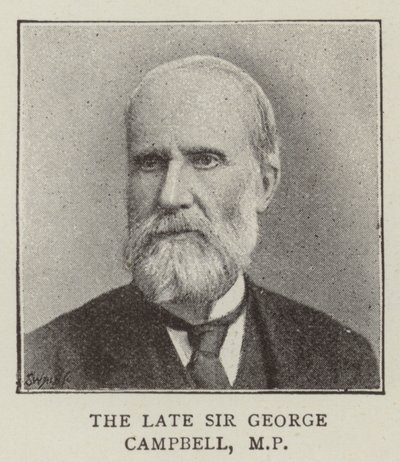 Sir George Campbell (gravura) de English School