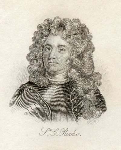 Sir George Rooke, do &39;Crabb&39;s Historical Dictionary&39;, publicado em 1825 de English School