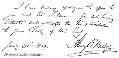 Sir Henry R Bishop, (Músico) de English School