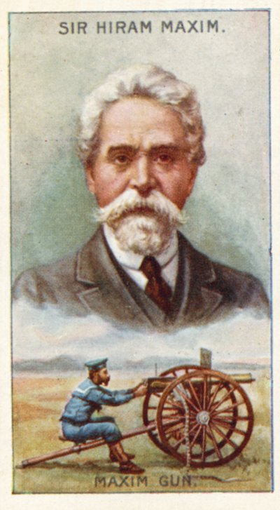 Sir Hiram Maxim, Maxim Gun de English School