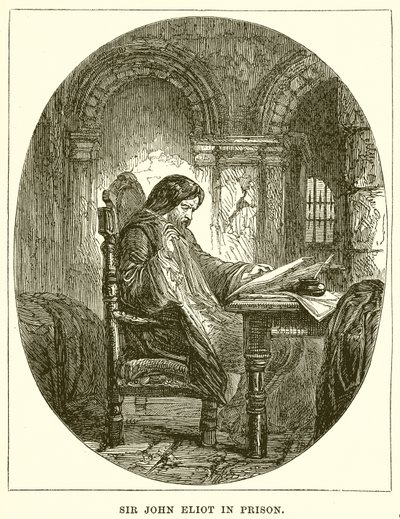 Sir John Eliot na prisão de English School