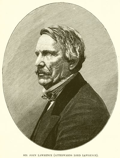 Sir John Lawrence (depois Lord Lawrence) de English School
