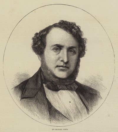Sir Michael Costa (gravura) de English School