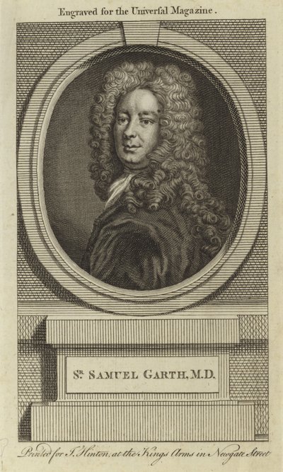 Sir Samuel Garth, MD de English School