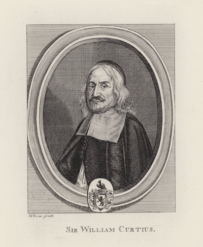 Sir William Curtius (gravura) de English School