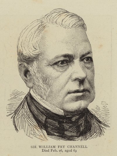 Sir William Fry Channell (gravura) de English School