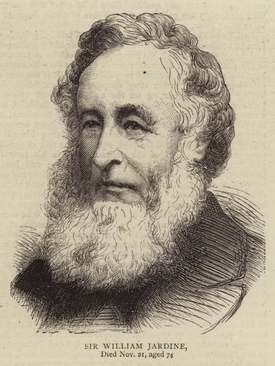 Sir William Jardine (gravura) de English School