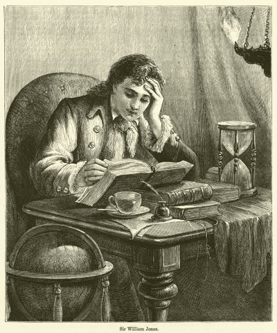 Sir William Jones (gravura) de English School