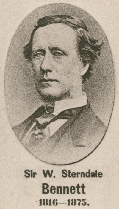 Sir William Sterndale Bennett (gravura) de English School