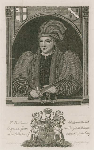 Sir William Walworth, prefeito de Londres, 1370 de English School