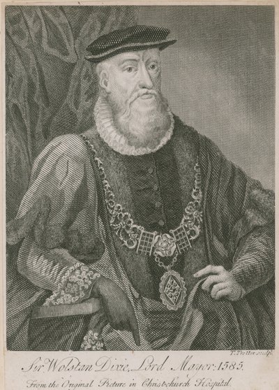 Sir Wolstan Dixie, prefeito de Londres, 1585 de English School