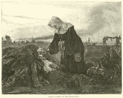 Irmã da Misericórdia no campo de batalha, setembro de 1870 de English School