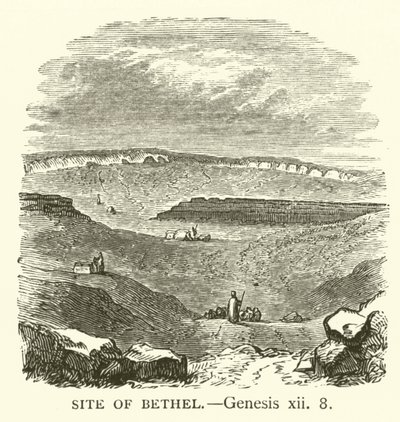 Site de Betel, Génesis, xii, 8 (gravura) de English School