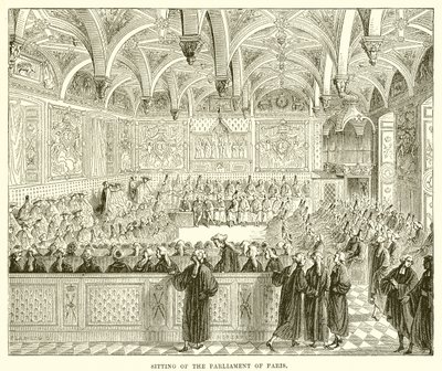 Sessão do parlamento de Paris de English School