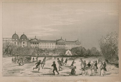 Patinando no Regents Park, Londres de English School