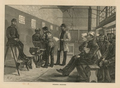 Esboços em Clerkenwell House of Correction de English School