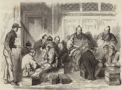 Esboços no Japão (gravura) de English School