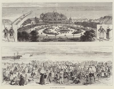 Esboços de Boulogne (gravura) de English School