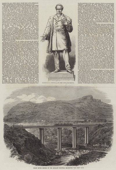 Esboços da Maurícia (gravura) de English School