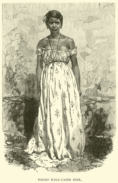 Escrava meia-casta rapariga de English School