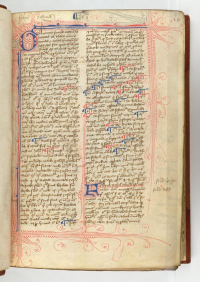 Sloane 280, f.9r Prefácio de 