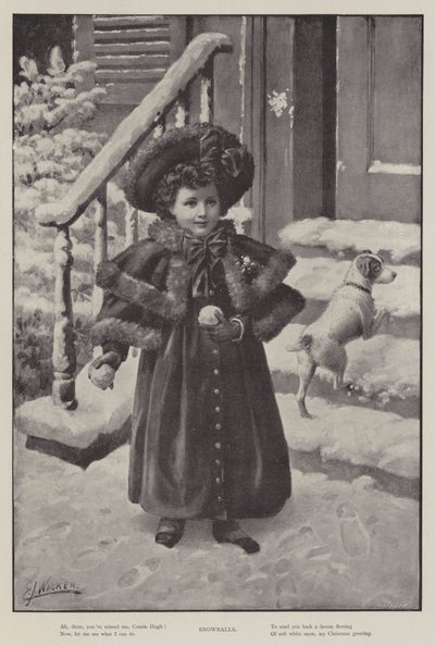 Bolas de neve (litho) de English School