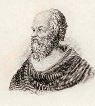 Sócrates, do "Crabbes Historical Dictionary", publicado em 1825 de English School