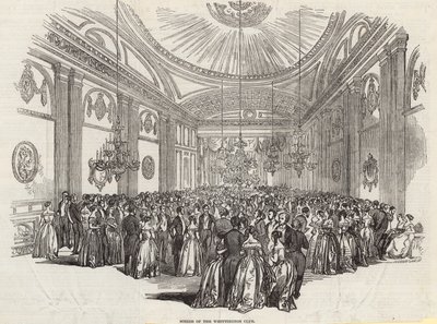 Soiree do clube de Whittington, Londres de English School