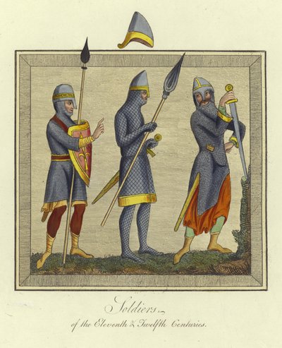 Soldados dos séculos XI e XII de English School