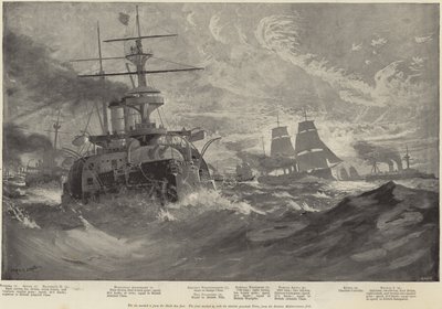 Alguns navios de guerra russos de English School