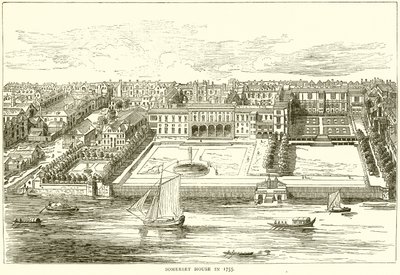 Somerset House em 1755 de English School