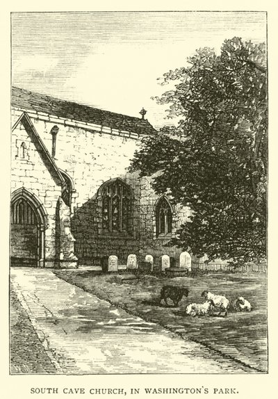 Igreja da caverna do Sul, em Washingtons Park de English School