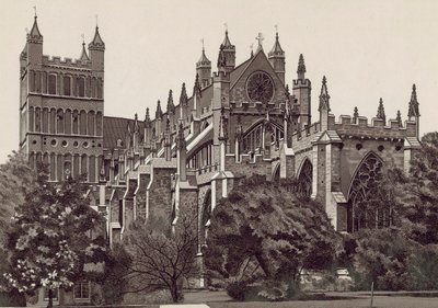 Sudeste, Catedral de Exeter (litografia) de English School