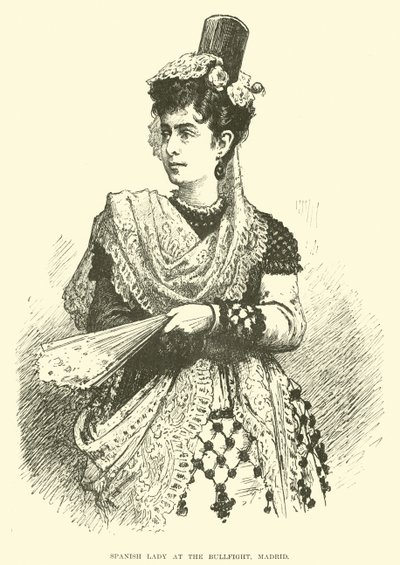 Senhora espanhola na tourada, Madrid de English School