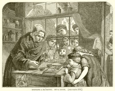 Passando um Hapenny. De G. Smith de English School