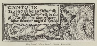 A "Faerie Queene" de Spenser (gravura) de English School