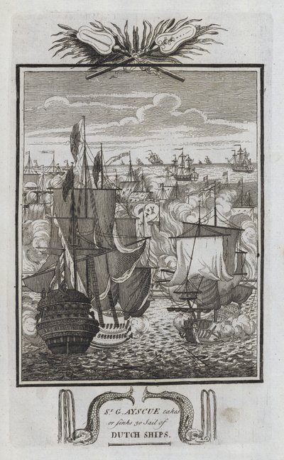 Sr G Ayscue toma ou afunda 30 Velas de Navios Holandeses (gravação) de English School