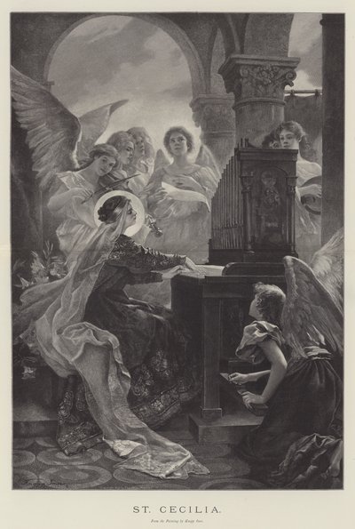 Santa Cecília (gravura) de English School