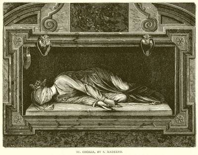 Santa Cecília, por S. Maderno de English School