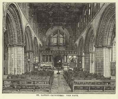 Catedral de St Davids, a nave de English School