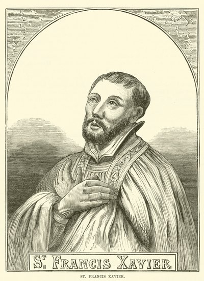 São Francisco Xavier (gravura) de English School