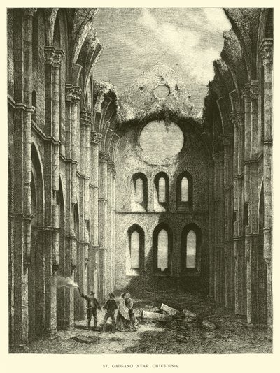 St Galgano perto de Chiusdino de English School