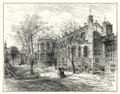 Capela de São Jorge, Windsor (gravura) de English School